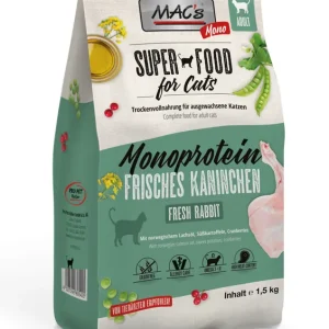 MAC's Cat Adult Monoprotein Kaninchen 1,5kg Katzentrockenfutter Markenware
